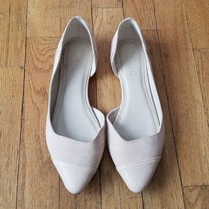 Gently worn Aldo flats